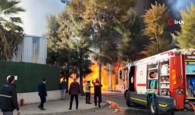 İzmir'de kimya fabrikasında yangın ve patlama: 2 yaralı