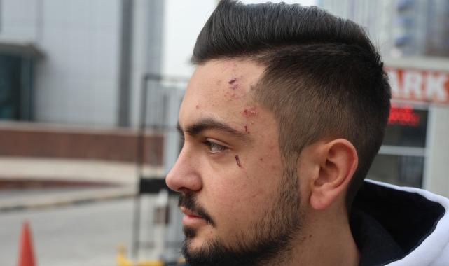 Konya'da doktor ve babasının 30 liralık otopark kavgası kamerada