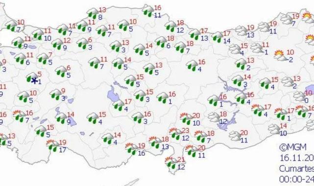 Meteoroloji uyardı: Türkiye geneli için sağanak alarmı!