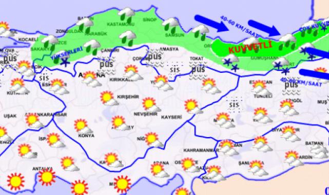 Meteoroloji'den 'kuvvetli yağış' uyarısı!