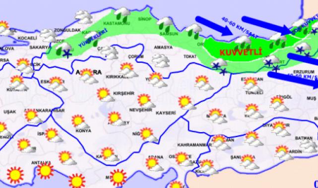 Meteoroloji'den 'kuvvetli yağış' uyarısı!