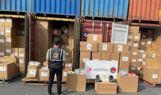 Öncüpınar'da 1 milyon 380 bin uyuşturucu hap ele geçirildi