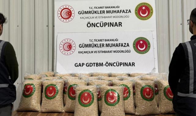 Öncüpınar'da 1 milyon 380 bin uyuşturucu hap ele geçirildi