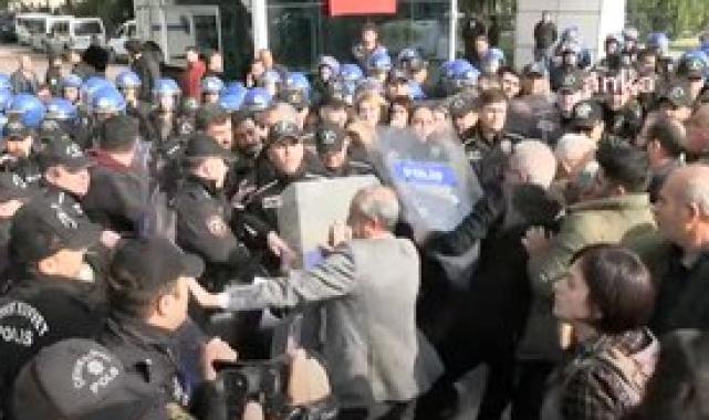 Polise tokat atan DEM'li Saliha Aydeniz, Mardin'de tehditler savurdu