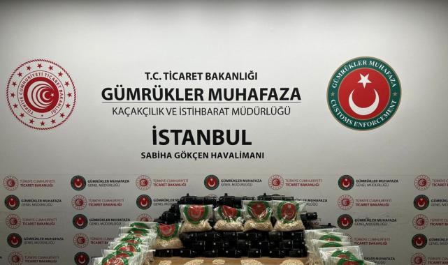 Sabiha Gökçen, Hamzabeyli ve Kapıköy'de 43 milyon liralık uyuşturucu ele geçirdi