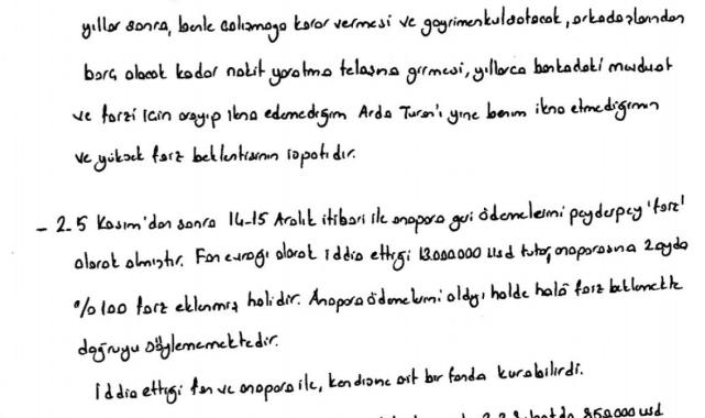 Seçil Erzan'dan 27 sayfalık mektup: Arda Turan ve Fatih Terim detayı dikkati çekti