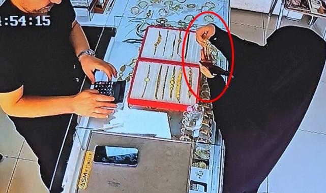 Şırnak'ta 50 bin liralık altın künyeyi kaşla göz arasında çaldı