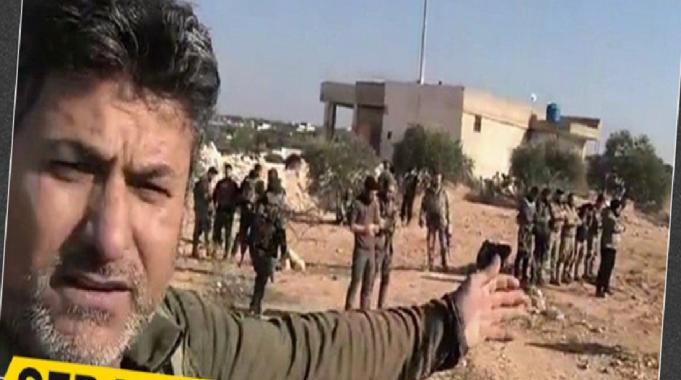 Suriye&#039;de Serakib&#039;i ele geçiren muhalifler, binalara Türk bayrağı astı