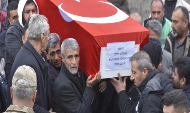 2 güvenlik korucusu son yolculuklarına uğurlandı