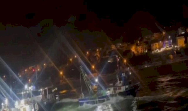 Arnavutköy’de balıkçı teknesi karaya oturdu