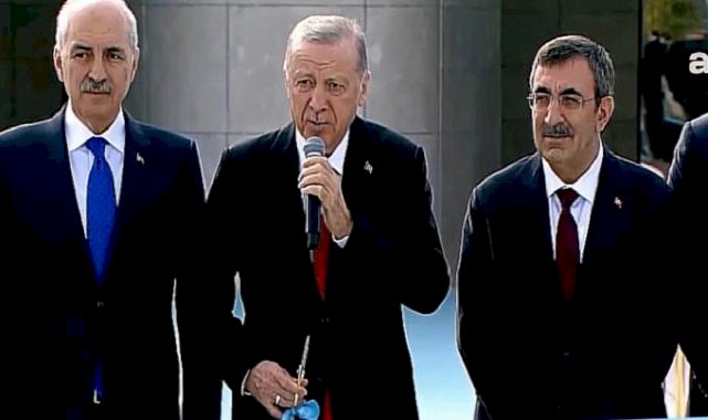Cumhurbaşkanı Erdoğan, Atatürk Kültür, Dil ve Tarih Yüksek Kurumu'nu açtı