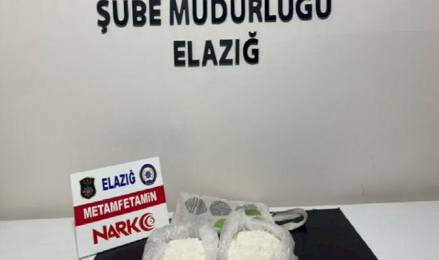 Elazığ'da dedektör köpek kokladı, araçta uyuşturucu çıktı