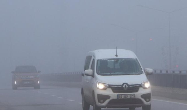 Erzurum'da sis ve soğuk hava etkili oluyor
