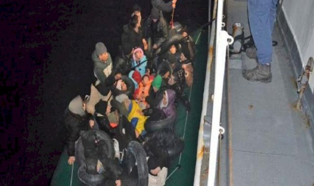 İzmir'de 26'sı çocuk 99 kaçak göçmen yakalandı