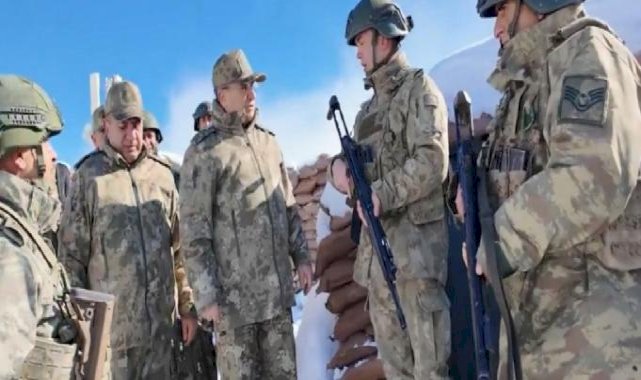 Kara Kuvvetleri Komutanı'ndan, Şırnak'ta inceleme