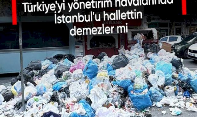 Kartal'da çöp dağları arasında yaşayanlar tepkili: 'Temiz çevre istiyoruz'