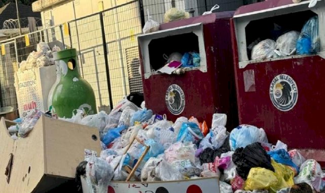 Kartal'da grev bitti çöp dağları toplanmadı
