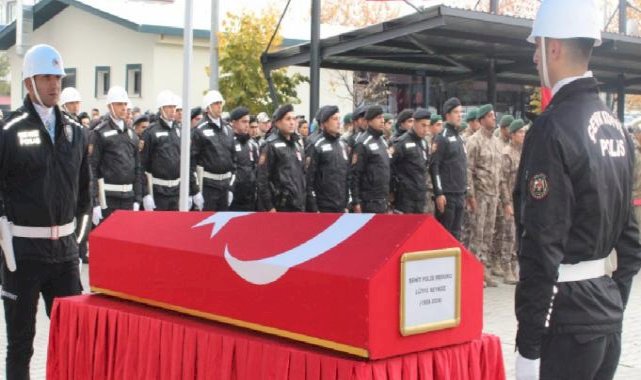 Malatya'da şehit polis memuru Beykoz son yolculuğuna uğurlandı