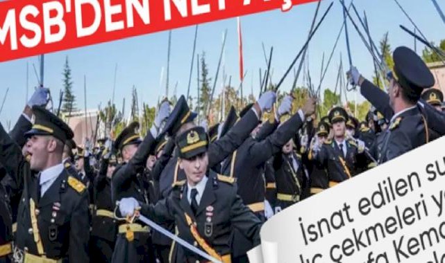 MSB'den "teğmenlerin kılıçlı yemini" hakkında açıklama: Mesele disiplinsizlik