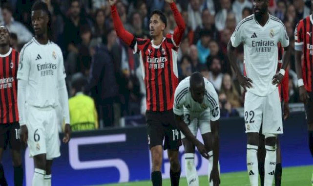 Real Madrid, evinde Milan'a mağlup oldu