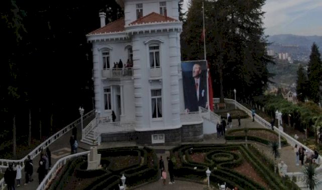 Trabzon'da Atatürk Köşkü'ne 10 Kasım'da ziyaretçi akını