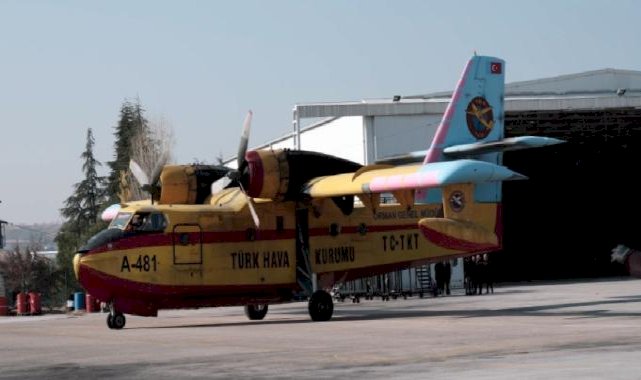 Yangın söndürme uçakları Ankara'da bakıma alındı