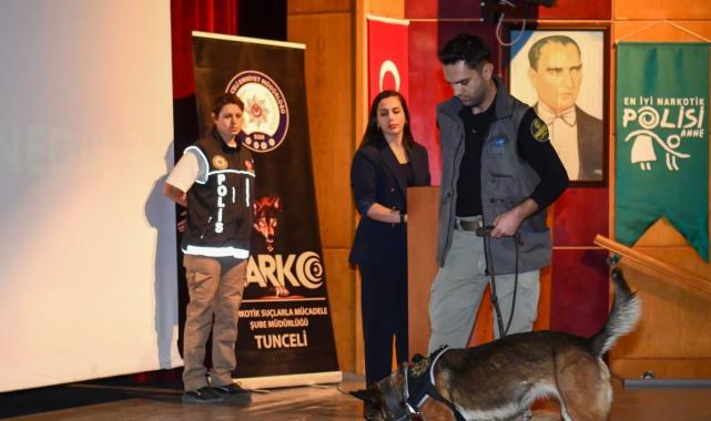 Tuncelili annelere narkotik polis eğitimi