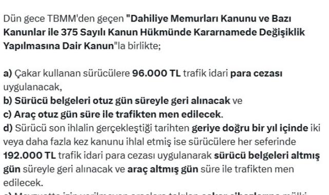 Usulsüz çakar kullanan 10 bin 444 sürücüye işlem yapıldı