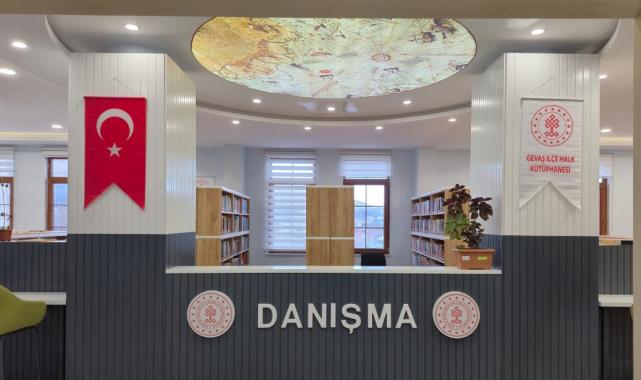 Van'da Gevaş İlçe Halk Kütüphanesi hizmete sunuldu