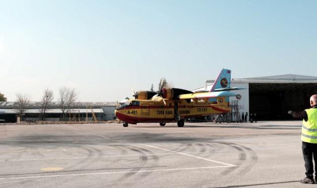 Yangın söndürme uçakları Ankara'da bakıma alındı