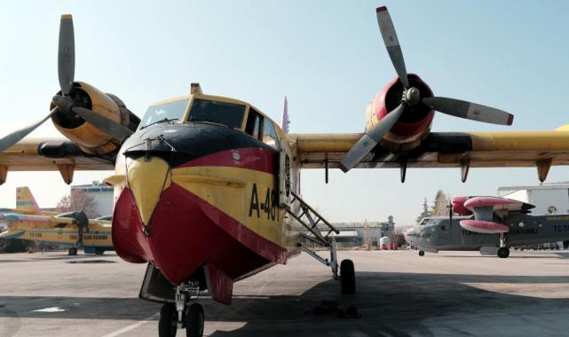 Yangın söndürme uçakları Ankara'da bakıma alındı