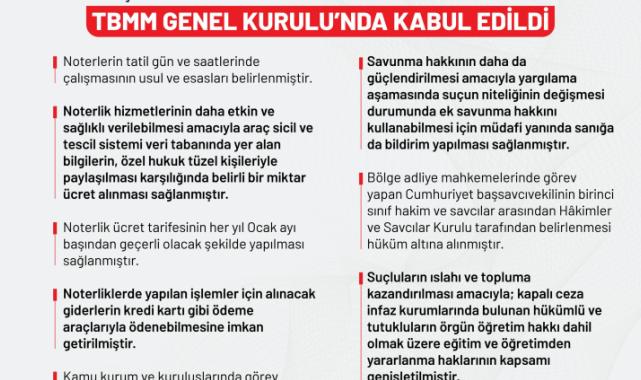 Yargıda yeni dönem... Kanun kabul edildi