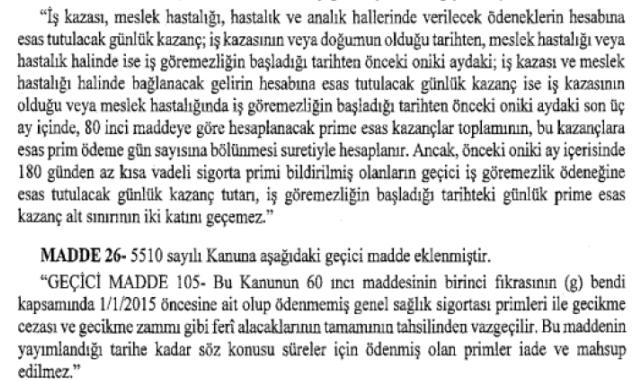 2015 öncesi GSS borçları siliniyor!