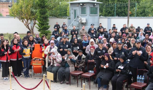 Adana'da şehit olan polis memuru Mustafa Akgül son yolculuğuna uğurlandı