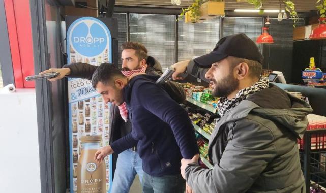 Adıyaman'da polisin silahlı soygun tatbikatı gerçek sanıldı