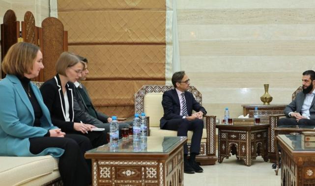 Alman temsilciler Şam'da Colani ile görüştü