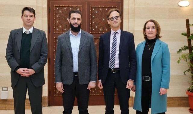 Alman temsilciler Şam'da Colani ile görüştü