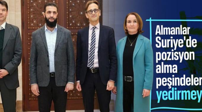 Alman temsilciler Şam'da Colani ile görüştü