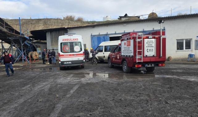 Amasya'daki maden ocağında göçük meydana geldi