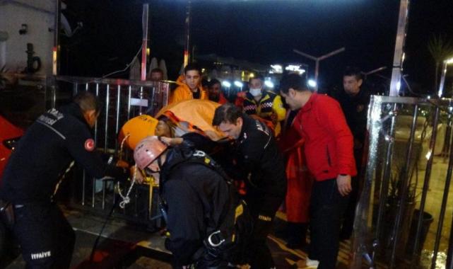 Antalya'da zemin kırıldı: 180 kilo ağırlığındaki aşçıbaşı boşluğa düştü! 1 saatte kurtarıldı