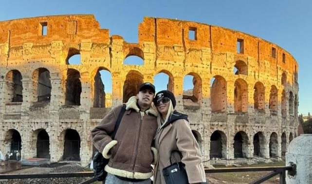 Aşıklar tatilde! Wanda Nara 13 yaş küçük sevgilisi L-Gante ile İtalya'ya gitti