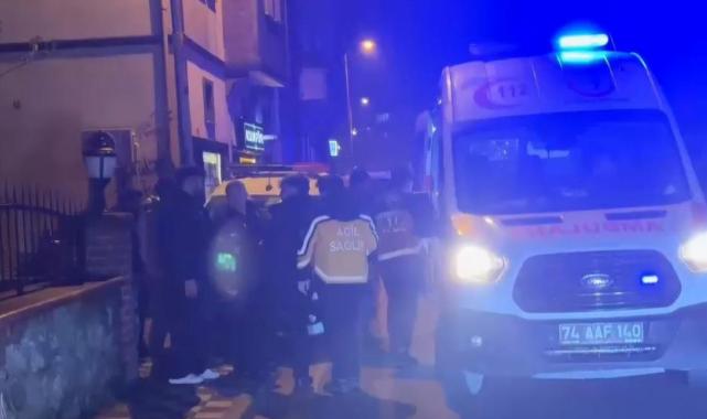 Bartın'da sevgilisinin eve aldığı şahsı darbettiler