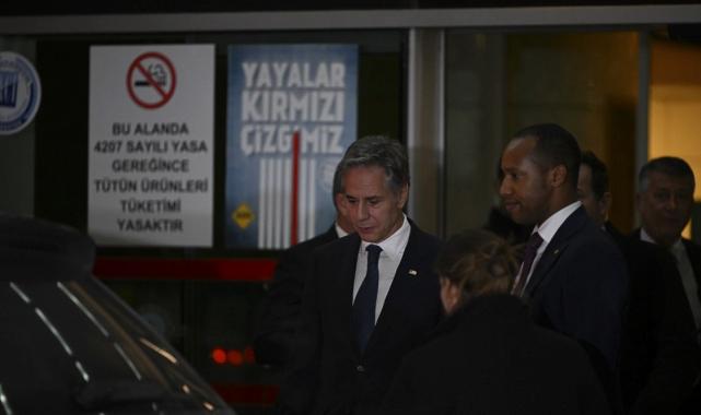 Cumhurbaşkanı Erdoğan, ABD Dışişleri Bakanı Blinken'ı kabul etti