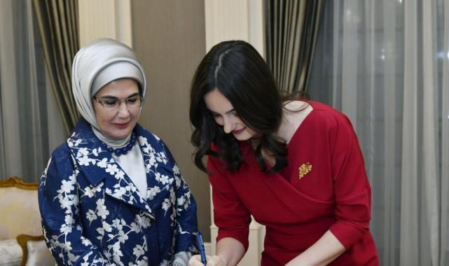 Emine Erdoğan, Milena Milatoviç ile bir araya geldi