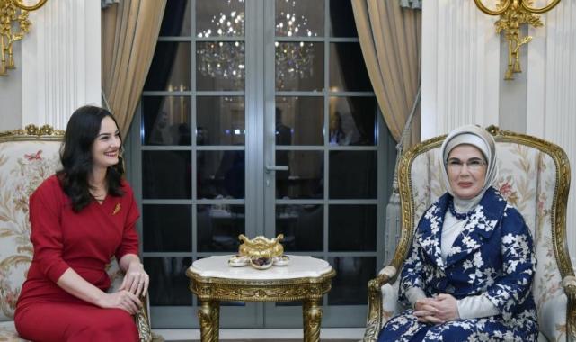 Emine Erdoğan, Milena Milatoviç ile bir araya geldi