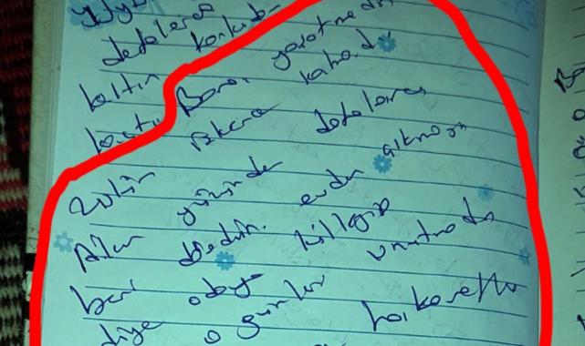 Hatay'da ölen kadının günlüğü kan dondurdu