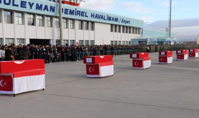 Helikopter kazası şehitlerimiz memleketlerine uğurlandı