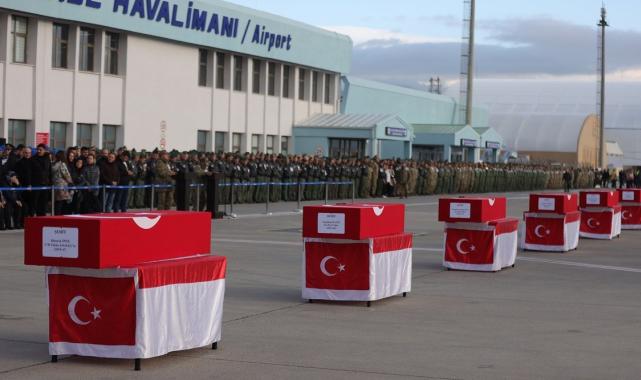 Helikopter kazası şehitlerimiz memleketlerine uğurlandı
