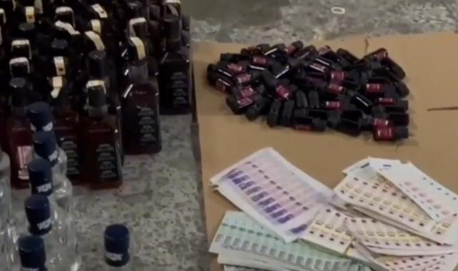 İstanbul'da ÇENGEL-8 operasyonu: 28 bin 400 litre sahte alkol ele geçirildi