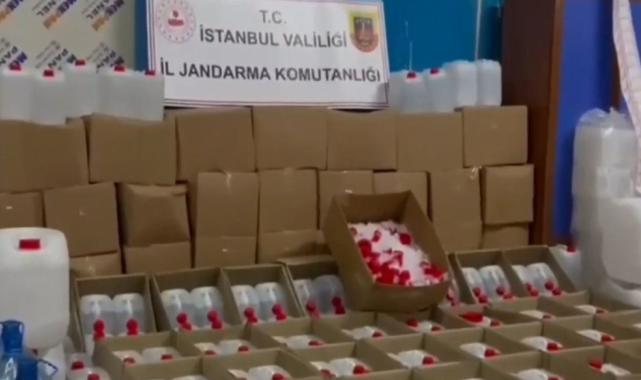 İstanbul'da ÇENGEL-8 operasyonu: 28 bin 400 litre sahte alkol ele geçirildi